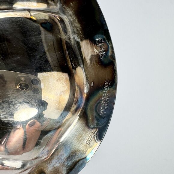 Poole Georgian Silverplate Divided Relish Dish Serving Tray Bowl EPNS Vintage - Picture 5 of 6